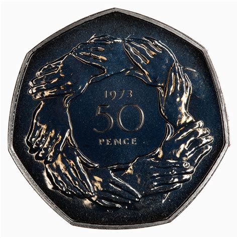 Proof Coin - 50 Pence, Great Britain, 1973