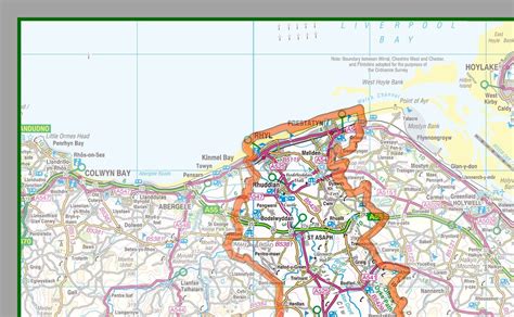 Denbighshire County Map – Tiger Moon