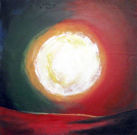 sun art abstract painting on big canvas A Moment of Sun | Abstract ...