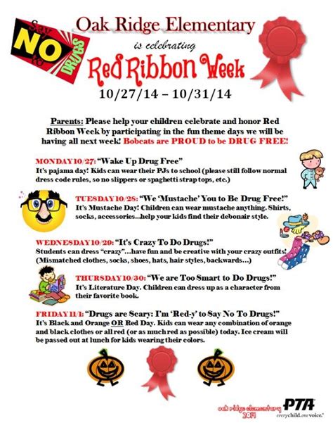 Red Ribbon Week theme/dress up | Red ribbon week, Red ribbon, School ...