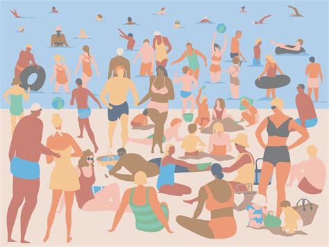 Family Beach Day by Sari Jack on Dribbble