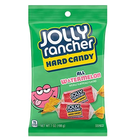 Jolly Rancher All Watermelon Hard Candy 7 Oz Bag - Walmart.com ...