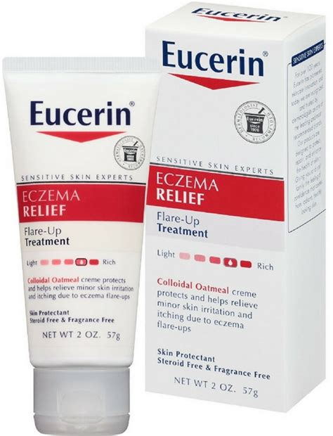 Eucerin Eczema Relief Flare-Up Treatment Creme 2 oz (Pack of 2 ...