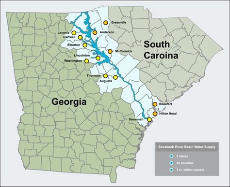 Savannah River Watershed - Google Search | River basin, Savannah chat ...