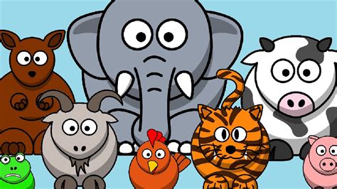 The Animal Sounds Song | Kids Learning Videos Chords - Chordify