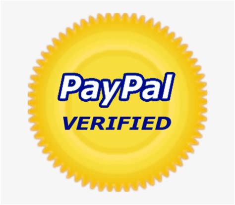 Paypal Verified Seal - Paypal Verified Logo Png - 638x638 PNG Download ...