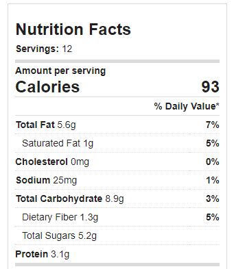 Nutrition - Chocolate Chip PB Cookies - Chocolate Covered Katie