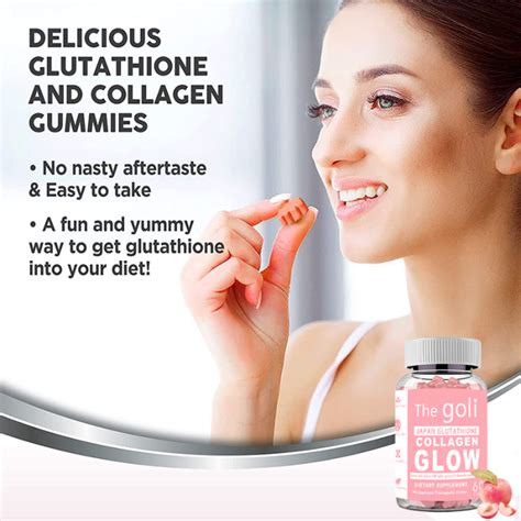 US$ 29.90 - Thegoli Glutathione Collagen Gummies Anti-Aging Whitening ...