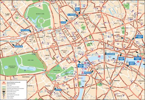 London Attractions Map PDF - FREE Printable Tourist Map London, Waking ...