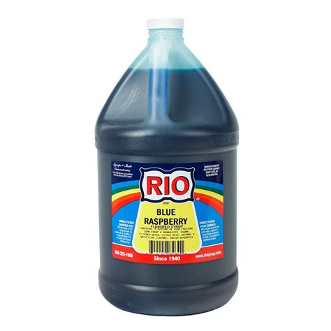 RIO® Blue Raspberry Snow Cone Syrup (Gallon)