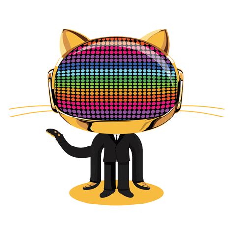 Daftpunktocat-Guy - GitHub Octodex