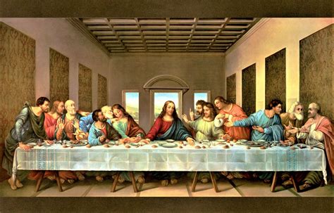 THE LAST SUPPER Fabric Panel Digital Print by David Textiles Christian ...