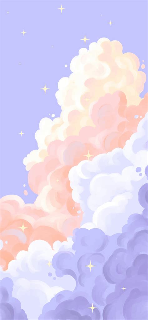 Aesthetic Clouds Purple Wallpapers - Clouds Wallpaper iPhone ☁︎