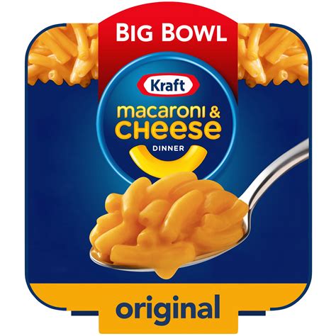 Kraft Easy Mac Big Bowl Original Macaroni and Cheese Dinner, 3.5 oz ...