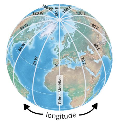 Globe Of The World With Latitude And Longitude