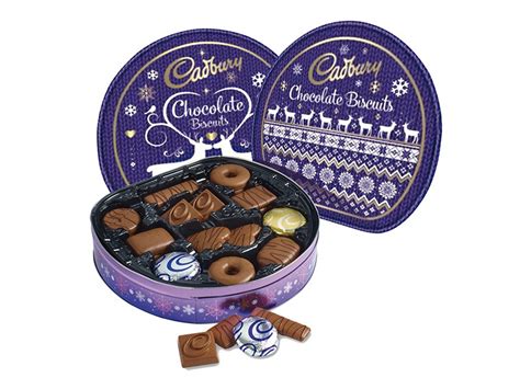 Cadbury Jumper Biscuits Tin 335g | Christmas Chocolates | Christmas ...