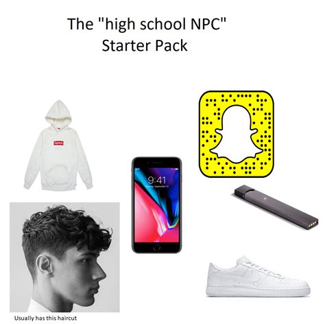 Starter Pack Memes School