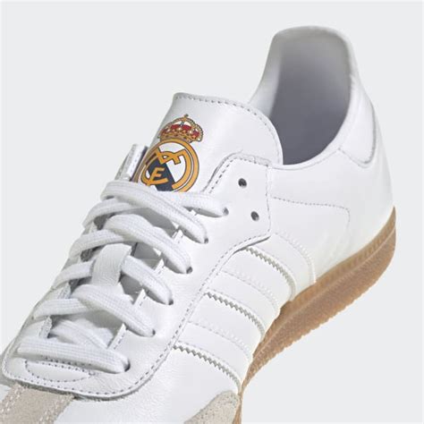 adidas SAMBA Real Madrid Shoes - White | adidas UK