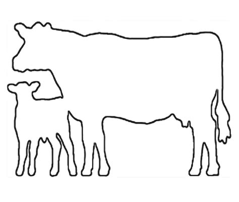 Free Outline Of A Cow, Download Free Outline Of A Cow png images, Free ...