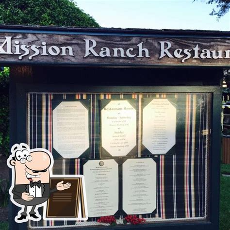 Menu at Mission Ranch Restaurant, Carmel-by-the-Sea