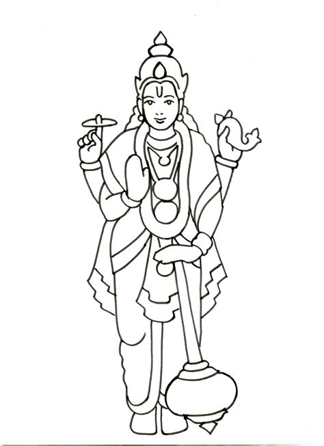 Vishnu Drawing at GetDrawings | Free download