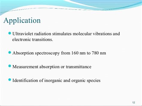 UV Visible Spectroscopy