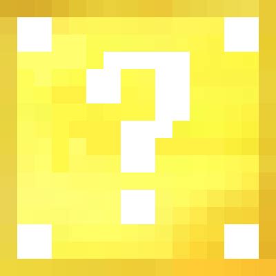 Minecraft Question Mark Block