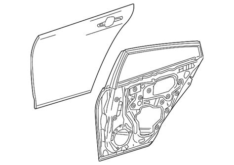 2016-2018 Toyota Door Shell 67004-47210 | Toyota Parts Center