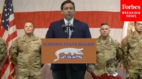 Ron DeSantis Proposes Volunteer Civilian Military Force 'Florida State ...