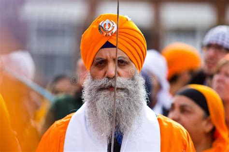 Nagar Kirtan Sikh Procession Editorial Photography - Image of elderly ...