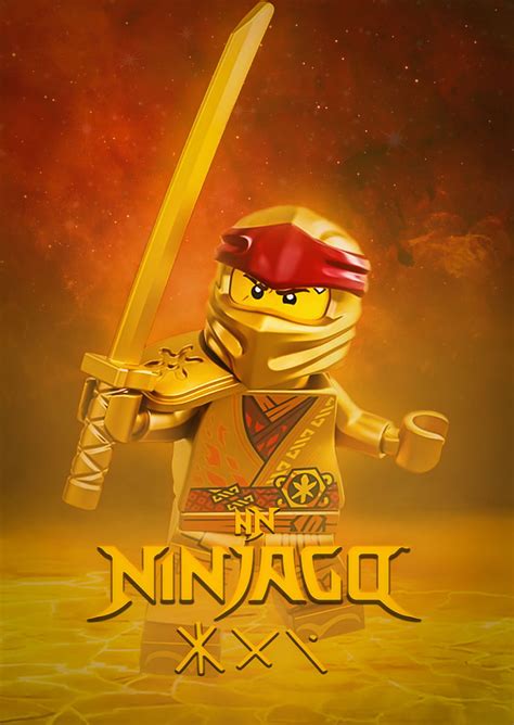 Lego Ninjago Kai Golden Ninja Legacy Poster in 2021. Lego ninjago, Lego ...