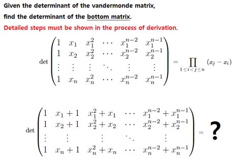 Solved Linear Algebra: Given the determinant of | Chegg.com