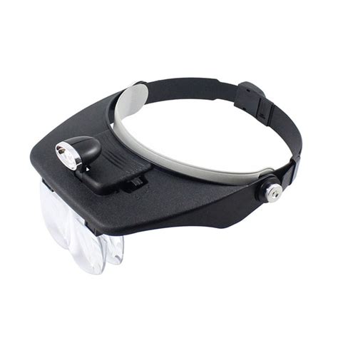 Upgraded New LED Lamp Headset Magnifying Glass Head Light Jeweler ...