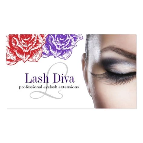 Eyelash Business Cards Templates | williamson-ga.us