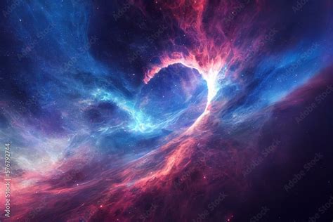 Nebula Space Wallpaper, Beautiful 4K Landscape. Generative AI Stock ...