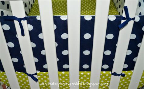 Loving Life: DIY No Sew Crib Bumper