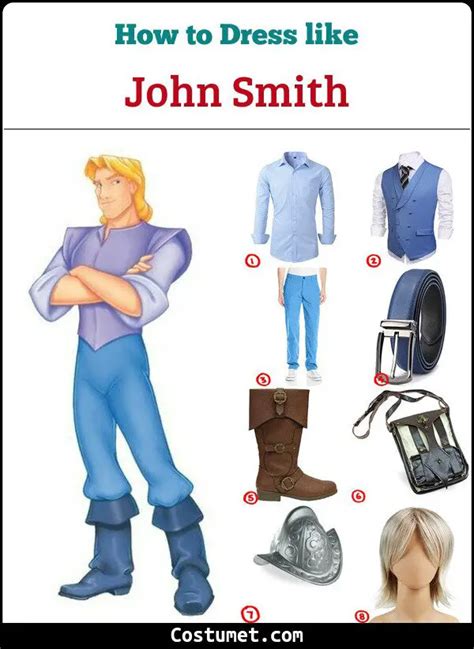 John Smith (Pocahontas) Costume for Halloween