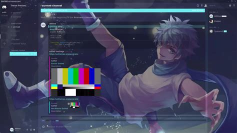 Theme Killua HxH Hanter v.4 for Discord download on VSThemes.org