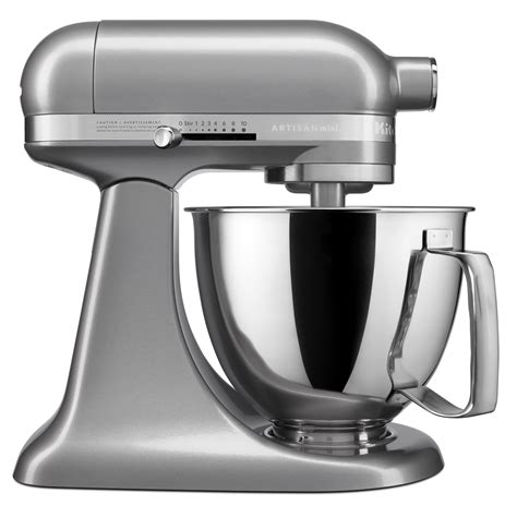 KitchenAid Artisan Mini 3.5 Quart Tilt-Head Stand Mixer, Contour Silver ...