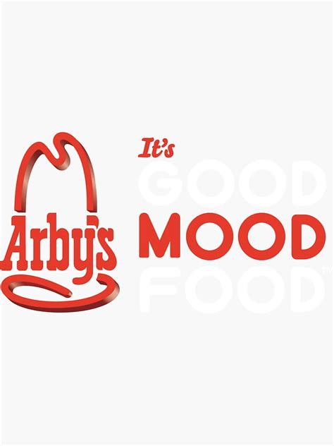 "FOOD-ARBYS SLOGAN LOGO" Sticker for Sale by AlfredRaygoza | Redbubble