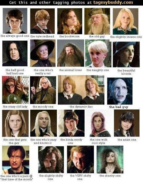 Harry Potter Movie Characters Names