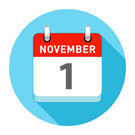 Best November 1 Calendar Illustrations, Royalty-Free Vector Graphics ...