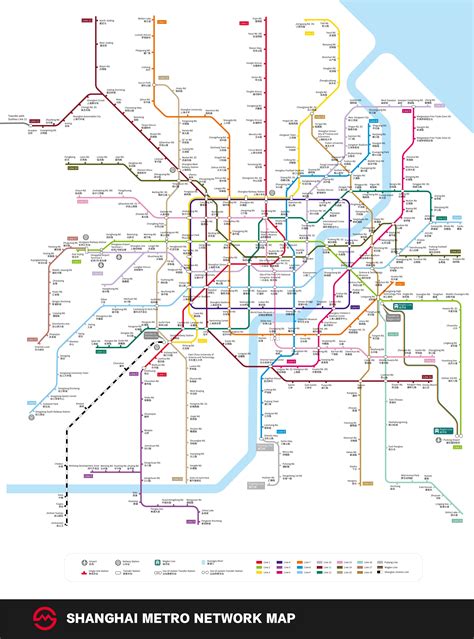 Shanghai Metro Maps, Printable Maps of Subway, PDF Download