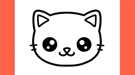 How to draw a CAT easy /drawing cute baby kitten step by step - YouTube