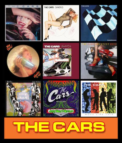 THE CARS album cover discography magnet (3" X 4.5") candy-o panorama ...