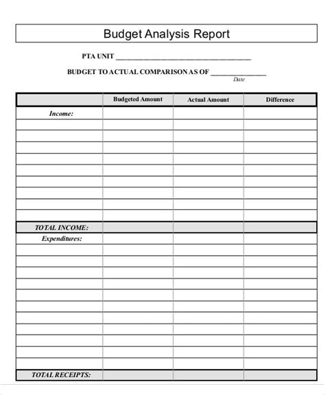 Budget Report Template - 14+ Free Word, PDF Format Download | Free ...