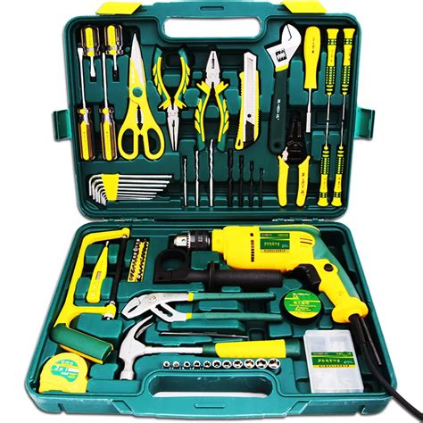 98PCS/ Set Manual Household Tool Kit Hardware Tools Group Set ...