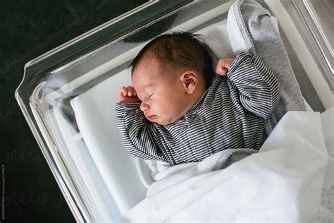 "Newborn Baby Boy Sleeping In A Hospital Room." by Stocksy Contributor ...