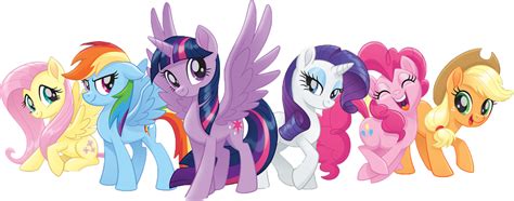 My Little Pony Characters PNG Image