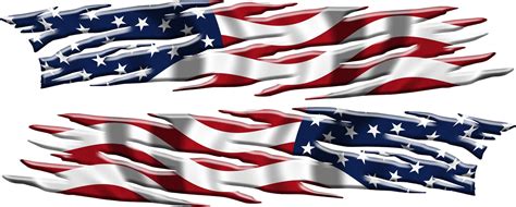 American Flag Flames Vinyl Auto Graphic Decal | Xtreme Digital GraphiX